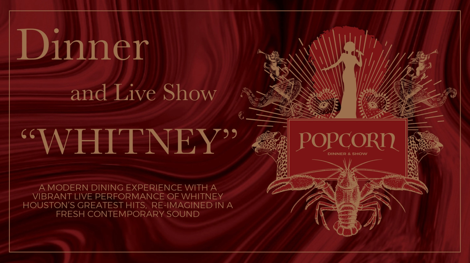 Dinner and live show ‘Whitney’