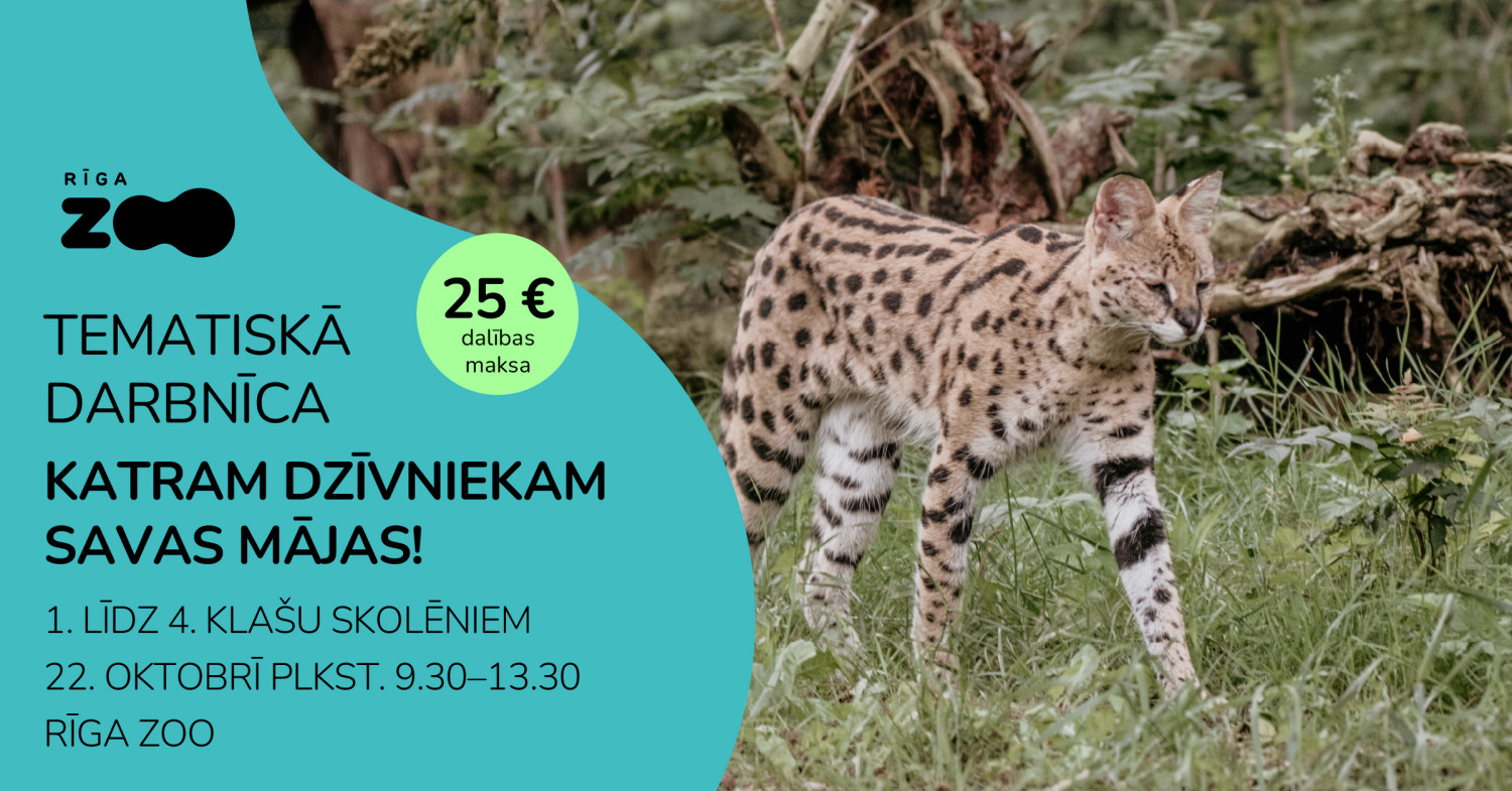 Tematiskā diena Rīga ZOO – ‘Katram dzīvniekam savas mājas!’