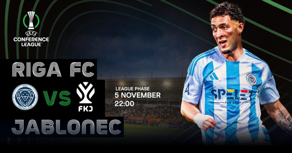 UEFA Conference League, league phase Riga FC – FKJ Jablonec
