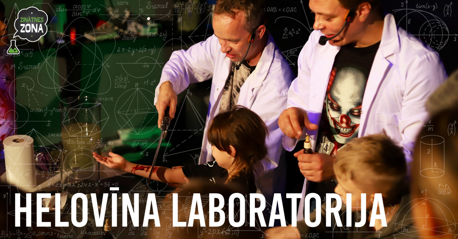 Zinātnes teātris Helovīna laboratorija latviešu valodā